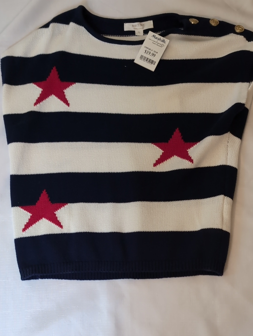 4th Of July Short-sleeve Sweater